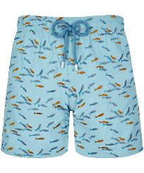 男士 Gulf Stream 刺绣游泳短裤 - 限量版 Foam 正面图