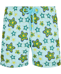 Maillot de bain brodé homme Stars Gift - Édition Limitée Lagon vue de face