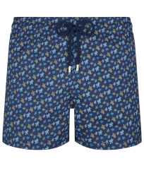 Maillot de bain homme Micro Tortues Rainbow Bleu marine vue de face