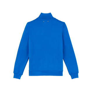 Men Cotton Full Zip Sweatshirt Embroidered Logo Palace back view