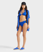 Women Bicolor Bikini Look  正面图