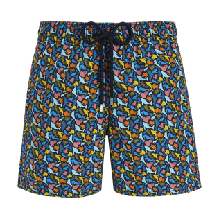 Bañador con estampado Mini Focus Multicolor para hombre Azul marino vista frontal