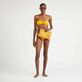 Women Solid Mango Bikini Look  Vorderansicht