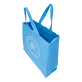 Bolso tote unisex de lino con estampado Turtle Earthenware detalles vista 1