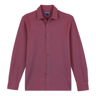 Camisa burgundy para hombre cheap