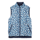 Chaqueta unisex reversible con estampado Turtles Leopard Thalassa vista frontal