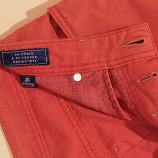 Solid Jeans aus Leinendrill im Fünf-Taschen-Design für Herren Tomato Details Ansicht 5