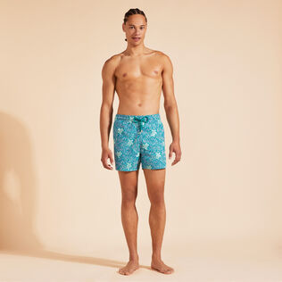 Men Swim Trunks Embroidered Splash - Limited Edition Fanfare front worn view