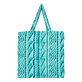 Linen Aran Knit Unisex Tote Bag Thalassa back view