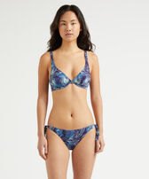 Women Bikini Bottom Eyes of the wind Midnight front worn view