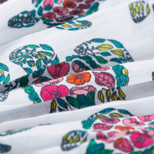 Bandeau cheveux fille Provencal Turtles Blanc vue de détail 1