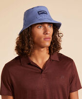 Unisex Terry Bucket Hat Storm men front worn view