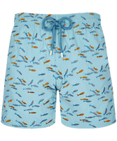 Maillot de bain brodé homme Gulf Stream - Édition Limitée Ecume vue de face