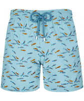Men Swim Trunks Embroidered Gulf Stream - Limited Edition Foam front view