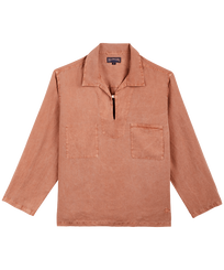 Cabanjacke aus Wolle mit Mineralfarbstoff für Herren Pottery Vorderansicht