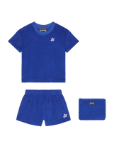 Conjunto en tejido terry de jacquard con tortuga bordada para bebé Marrakech vista frontal