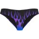 女士 Hot Rod 360° 比基尼泳裤 - Vilebrequin x Sylvie Fleury 合作款 Black 正面图