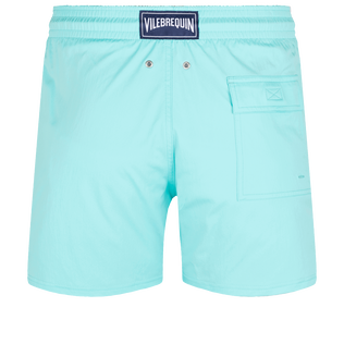 男款 Stretch classic 纯色 - 男士纯色弹力泳裤, Lagoon 后视图