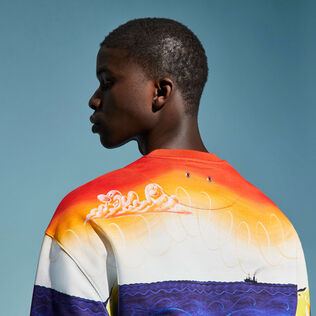 Sweatshirt coton col rond Mareviva - Vilebrequin x Kenny Scharf Multicolore vue de détail 1