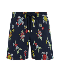 Men Swim Trunks Embroidered Mosaïque - Limited Edition Ink front view