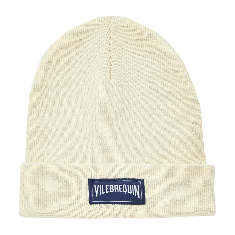 Kids Knitted Beanie Solid - Gonnet - White