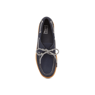 Men Leather Boat Shoe - VBQ x G.H.Bass Navy details view 2