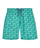 Pantaloncini mare bambino ultraleggeri e ripiegabili Micro Ronde Des Tortues Rainbow Tropezian green vista frontale