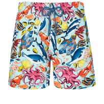 Ultraleichte und verstaubare Fisherman Badeshorts für Herren Thalassa Vorderansicht
