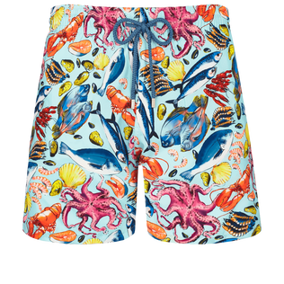 Ultraleichte und verstaubare Fisherman Badeshorts für Herren Thalassa Vorderansicht