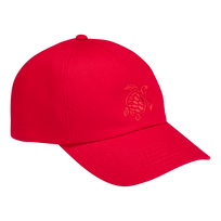 Unisex Cap Solid Poppy red front view