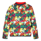 Men Reversible Windbreaker Jacket Marché Provencal Poppy red details view 5
