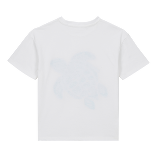 Boys T-Shirt Turtles Leopard White back view