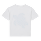T-shirt en coton garçon Turtles Leopard Blanc vue de dos