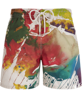 Gra Badeshorts für Herren – Vilebrequin x John M Armleder Multicolor Vorderansicht