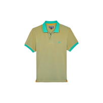Men Organic Cotton Polo Shirt Solid Vitamin front view