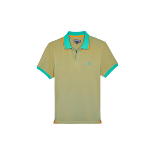Men Organic Cotton Polo Shirt Solid Vitamin front view
