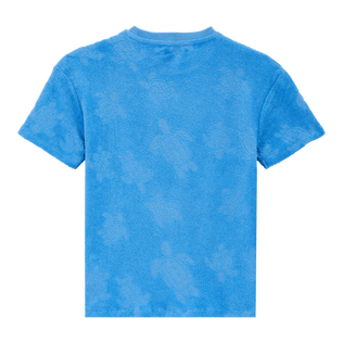 Camiseta de felpa con cuello redondo y estampado Rondes des Tortues para niños Oceano vista trasera