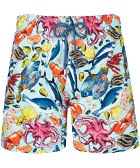 Ultraleichte und verstaubare Fisherman Badeshorts für Herren Thalassa Vorderansicht