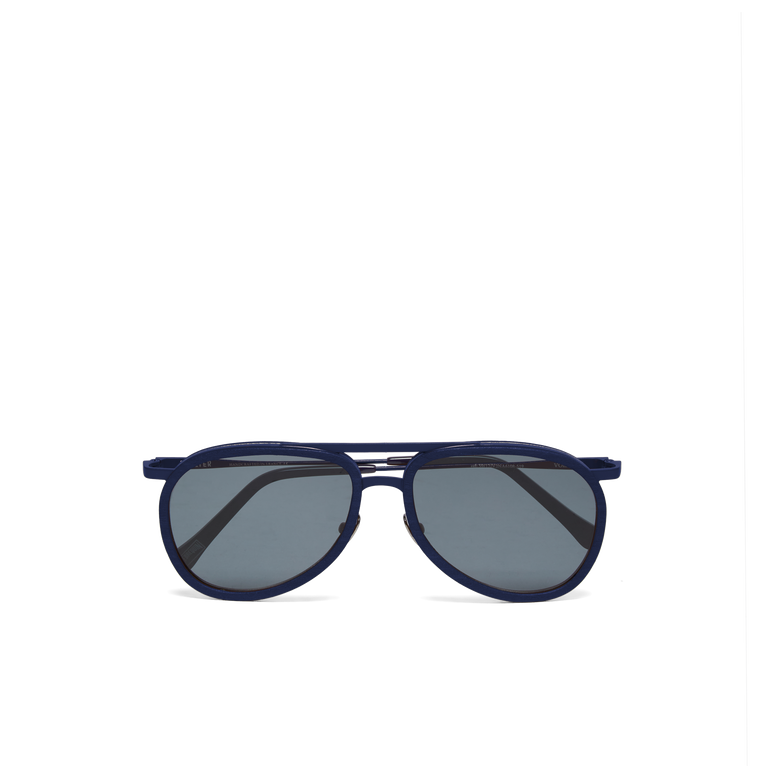 Unisex Wood Sunglasses Solid - Vbq X Shelter - Sunglasses - Vol2nuit - Blue - Size OSFA - Vilebrequin