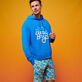 Men Swim Trunks Palms & Surfs - Vilebrequin x The Beach Boys Lazulii blue details view 4