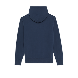男士 Turtle 全拉链棉质开衫 Navy 后视图