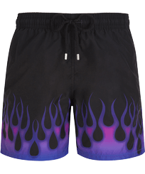 Costume da bagno uomo Hot Rod 360° - Vilebrequin x Sylvie Fleury Nero vista frontale