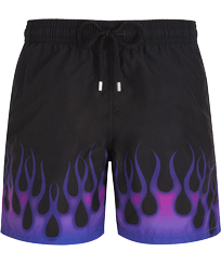 男士 Hot Rod 360° 泳裤 - Vilebrequin x Sylvie Fleury 合作款 Black 正面图