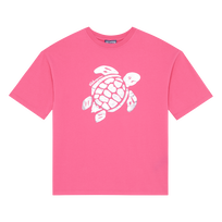 T-shirt large garçon Tortue Bougainvillier vue de face
