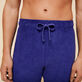 Bermudas de color liso para hombre y mujer Purple blue detalles vista 6