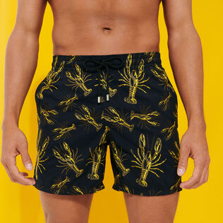 Men Embroidered Swimwear Lobsters - Limited Edition Black details view 3
