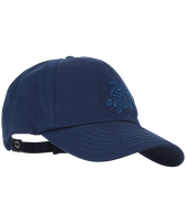 Unisex Cap Solid Navy front view