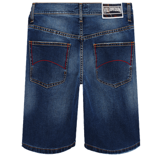 Men 5-Pockets Denim Bermuda Neo Medusa Med denim w2 back view
