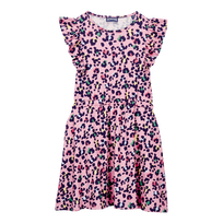 Girls Dress Turtles Leopard Candy front view