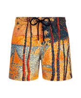 男士 Voile et Pins 360 度游泳短裤 - Vilebrequin x Paul Signac Corn 正面图